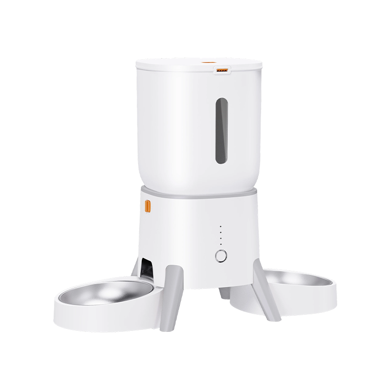 One-Pice Dual-Bowl Smart Pet Feeder