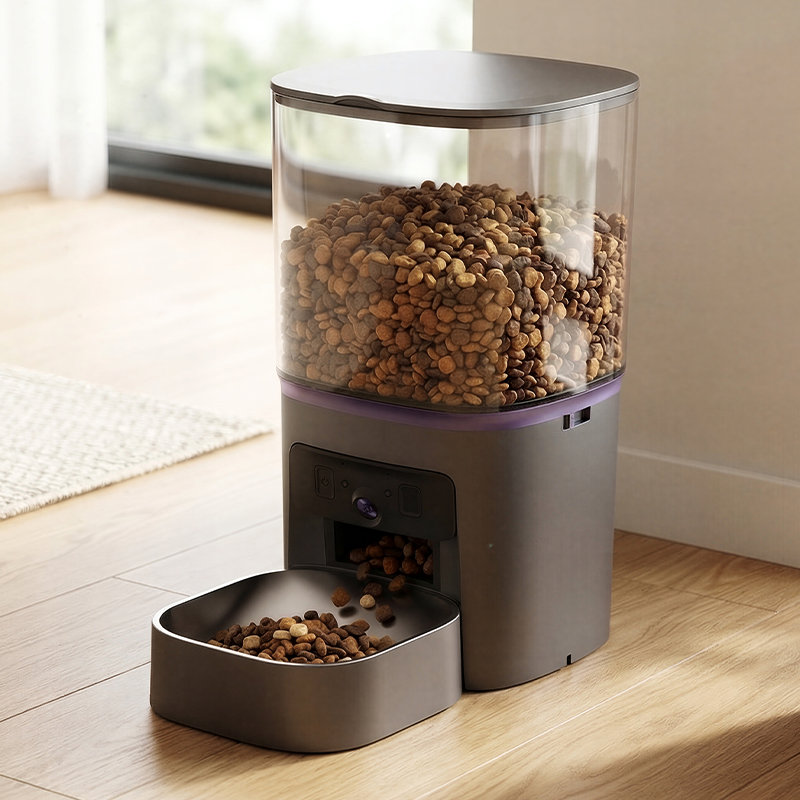 MAS-3007 Dual-Lens Smart Pet Feeder with 6L Transparent Hopper MAS-3007 Dual-Lens Smart Pet Feeder with 6L Transparent Hopper